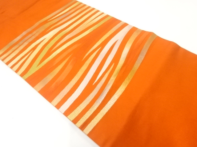 抽象模様織出し名古屋帯